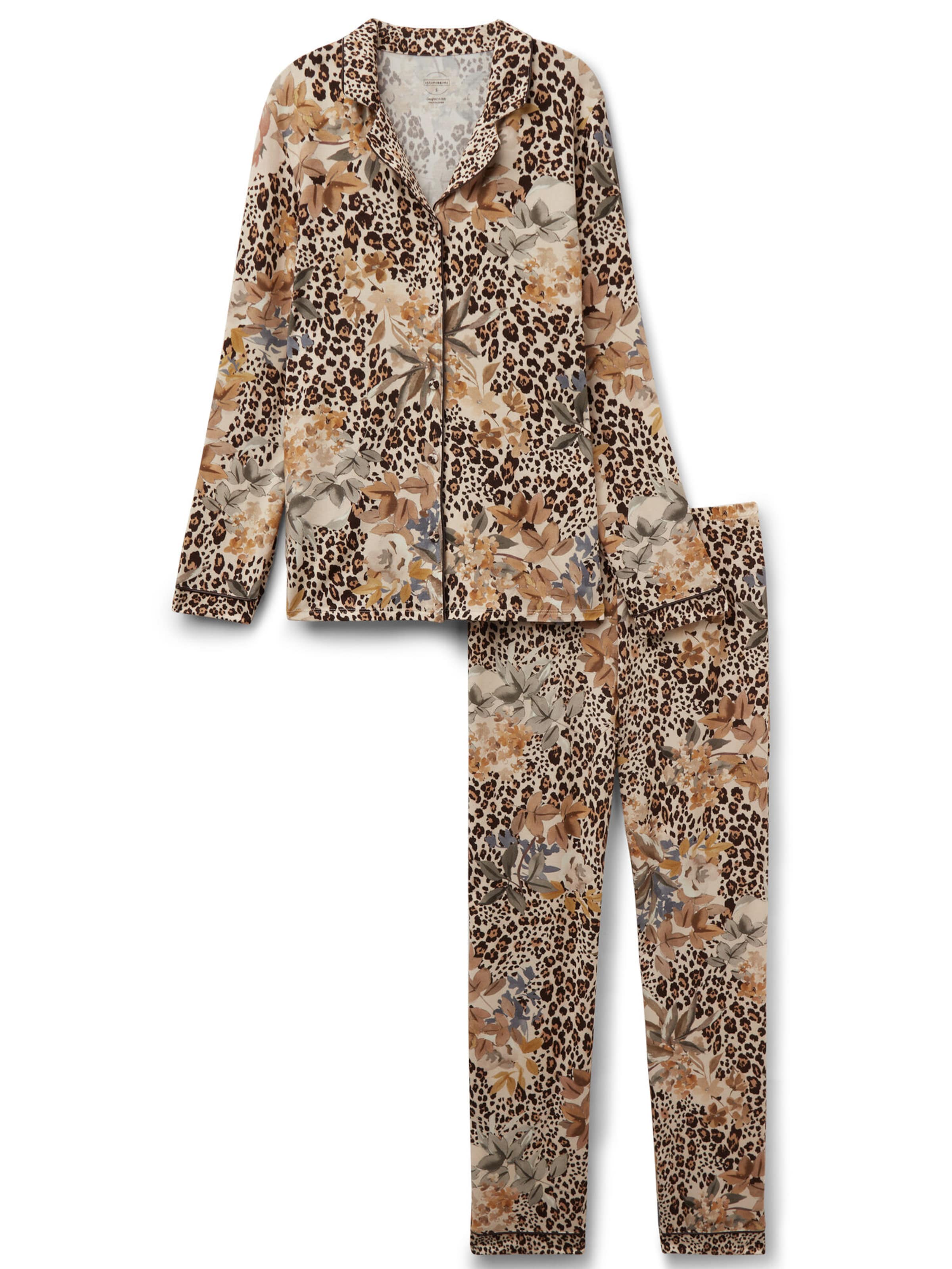 INTIMISSIMI Pajama 'Simply Iconic' in Brown: front