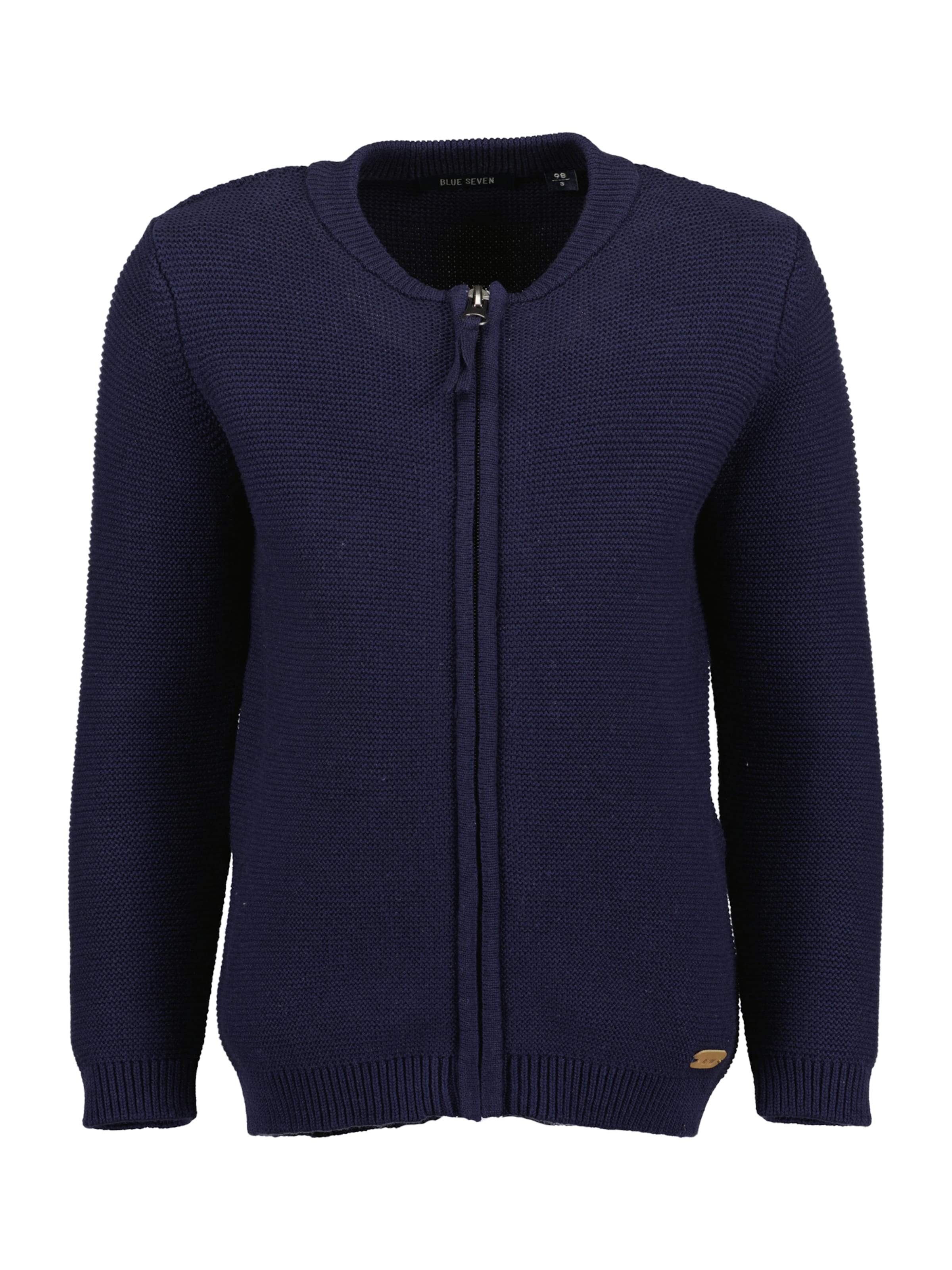 BLUE SEVEN Вязаная кофта в Синий: спереди