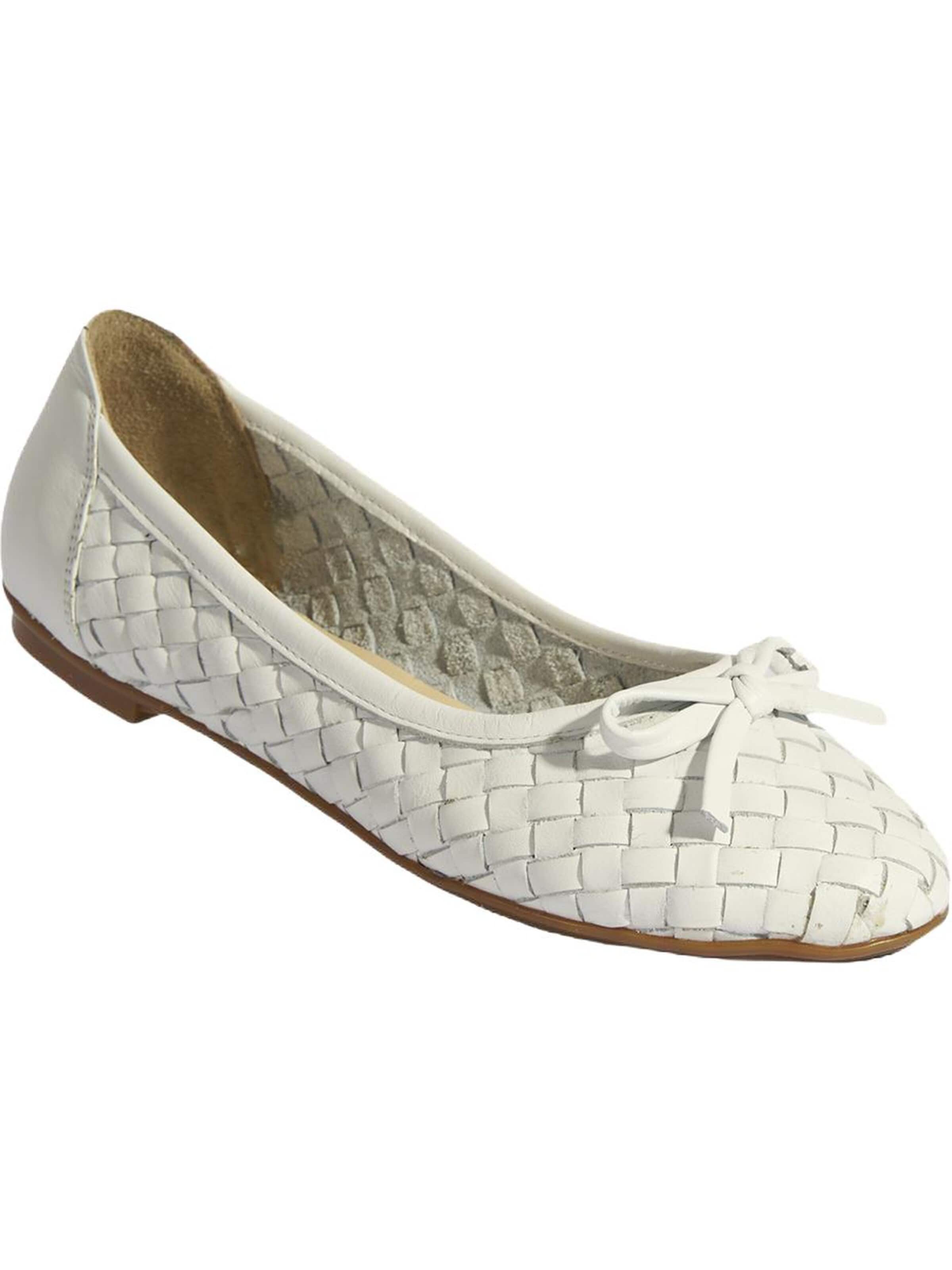 Desa Ballet Flats 'Ballettschuhe' in White