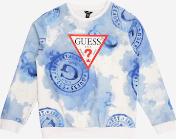 GUESS Collegepaita värissä sininen: etupuoli
