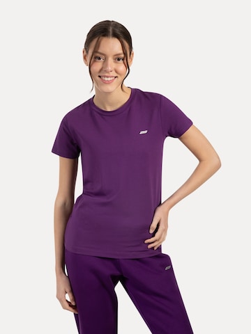 Smilodox T-Shirt ' Laurena ' in Lila: Vorderseite