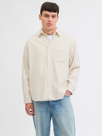 Fit confort Chemise 'JORINWOOD' JACK & JONES en blanc : devant