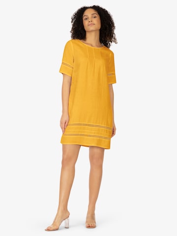 mint & mia Καλοκαιρινό φόρεμα σε κίτρινο: μπροστά