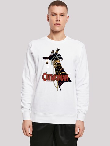 F4NT4STIC Sweatshirt 'DC Comis Superhelden Batman Catwoman Friday' in Wit: voorkant