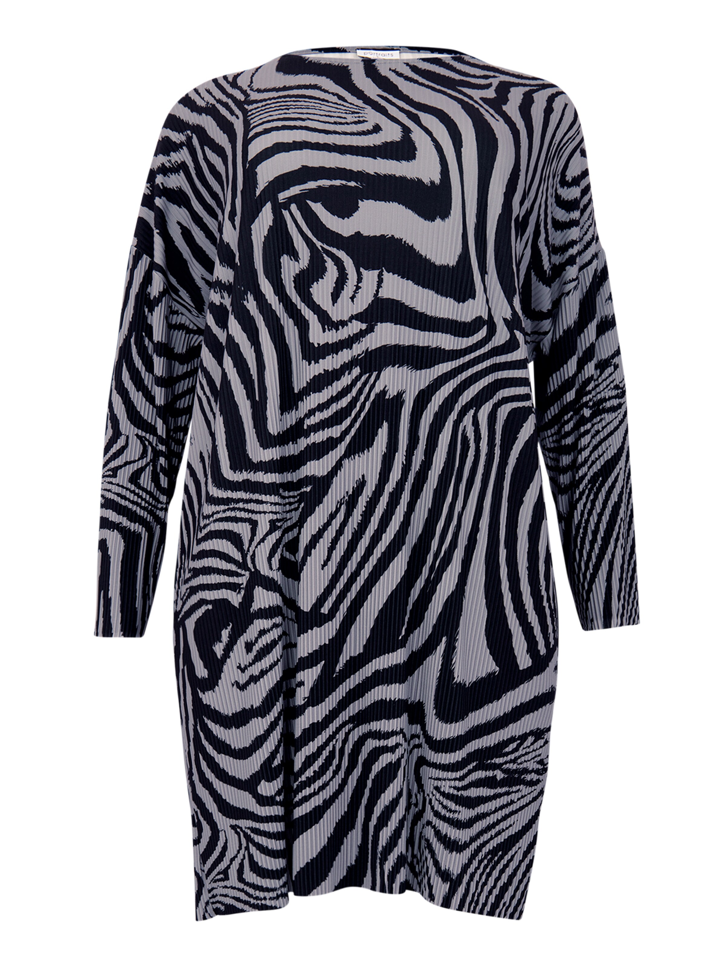 YOEK Tuniek in Grijs: voorkant