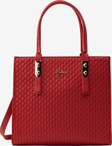 faina Shopper in Red: front