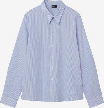 Coupe regular Chemise NAME IT en bleu : devant