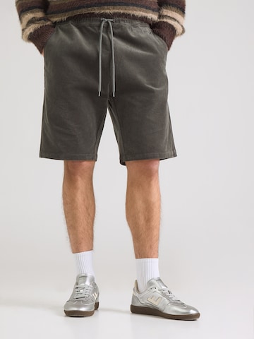 Iriedaily Loosefit Παντελόνι 'Corvin' σε πράσινο: μπροστά