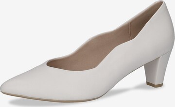 CAPRICE Pumps in Wit: voorkant