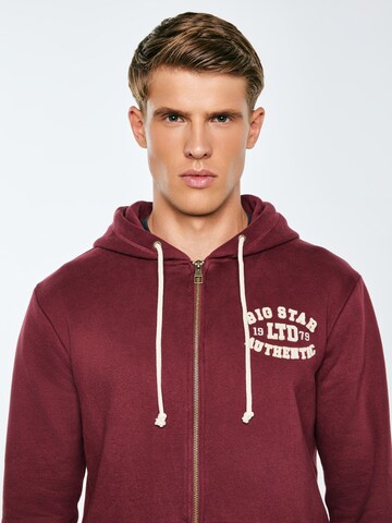 Giacca di felpa 'KAROL' di BIG STAR in rosso