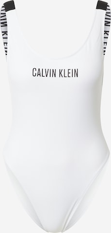 Costum de baie întreg 'Intense Power' de la Calvin Klein Swimwear pe alb: față