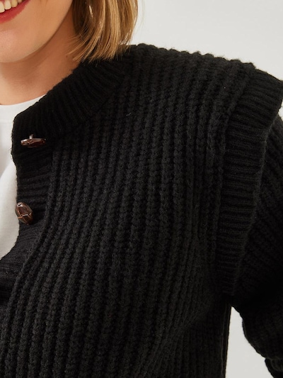 Bianco Lucci Strickjacke in schwarz, Produktansicht