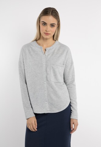 DreiMaster Maritim Sweatjacke in Grau: predná strana