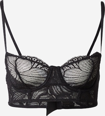 ETAM Balconette Bra in Black: front