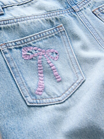 Next Zvonové kalhoty Džíny – modrá