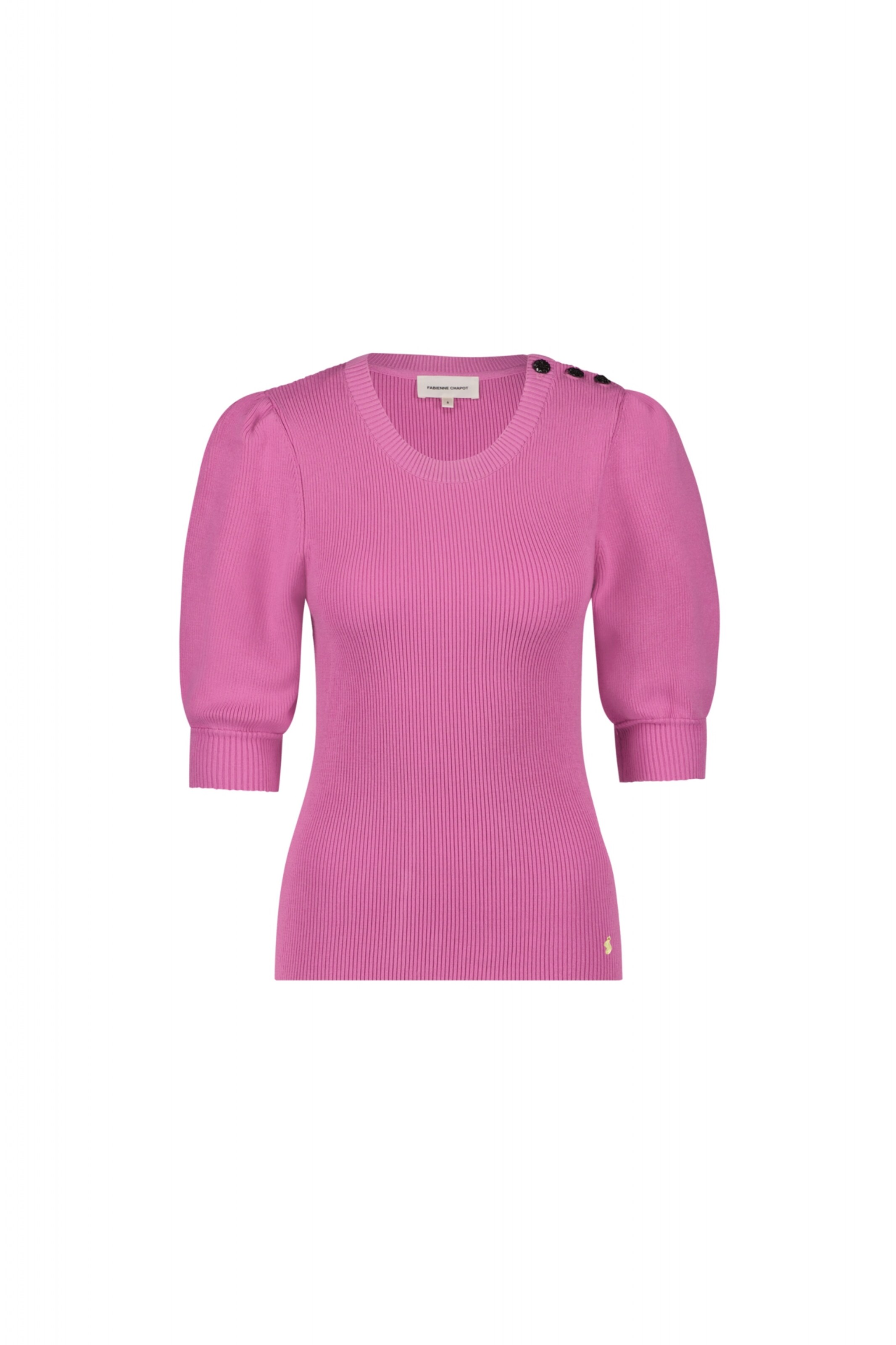 Pull-over Fabienne Chapot en rose : devant