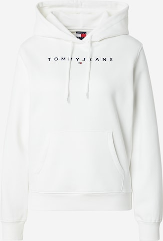 Tommy Jeans Sweatshirt in Weiß: Vorderseite