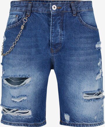 2Y Premium Regular Jeans in Blauw: voorkant