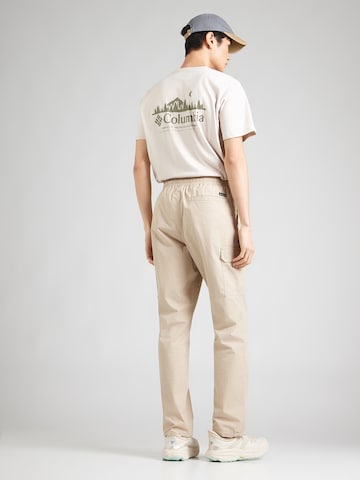 COLUMBIA Szabványos Kültéri nadrágok 'Rapid Rivers' - bézs: hátul