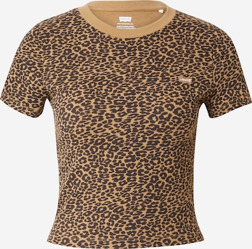 LEVI'S ® Футболка 'Essential Sporty Tee' в Коричневый: спереди