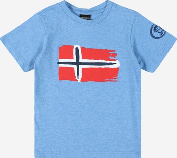 TROLLKIDS Functioneel shirt 'Oslo' in Blauw: voorkant