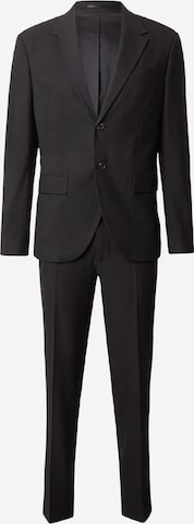 juoda Jack & Jones Premium Standartinis Kostiumas 'JPRBLAMARTIN': priekis
