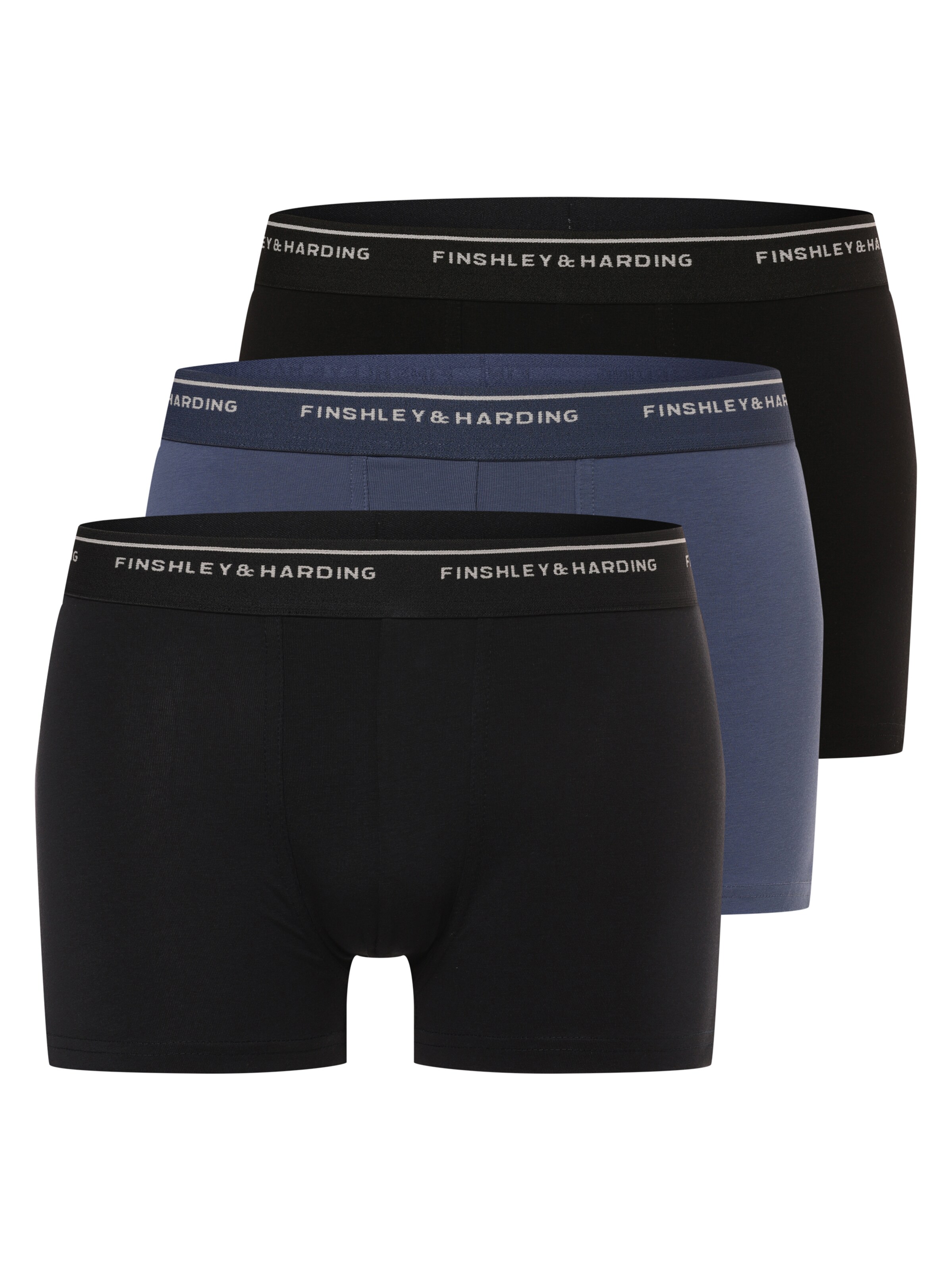 Finshley & Harding Boxer shorts in Blue: front