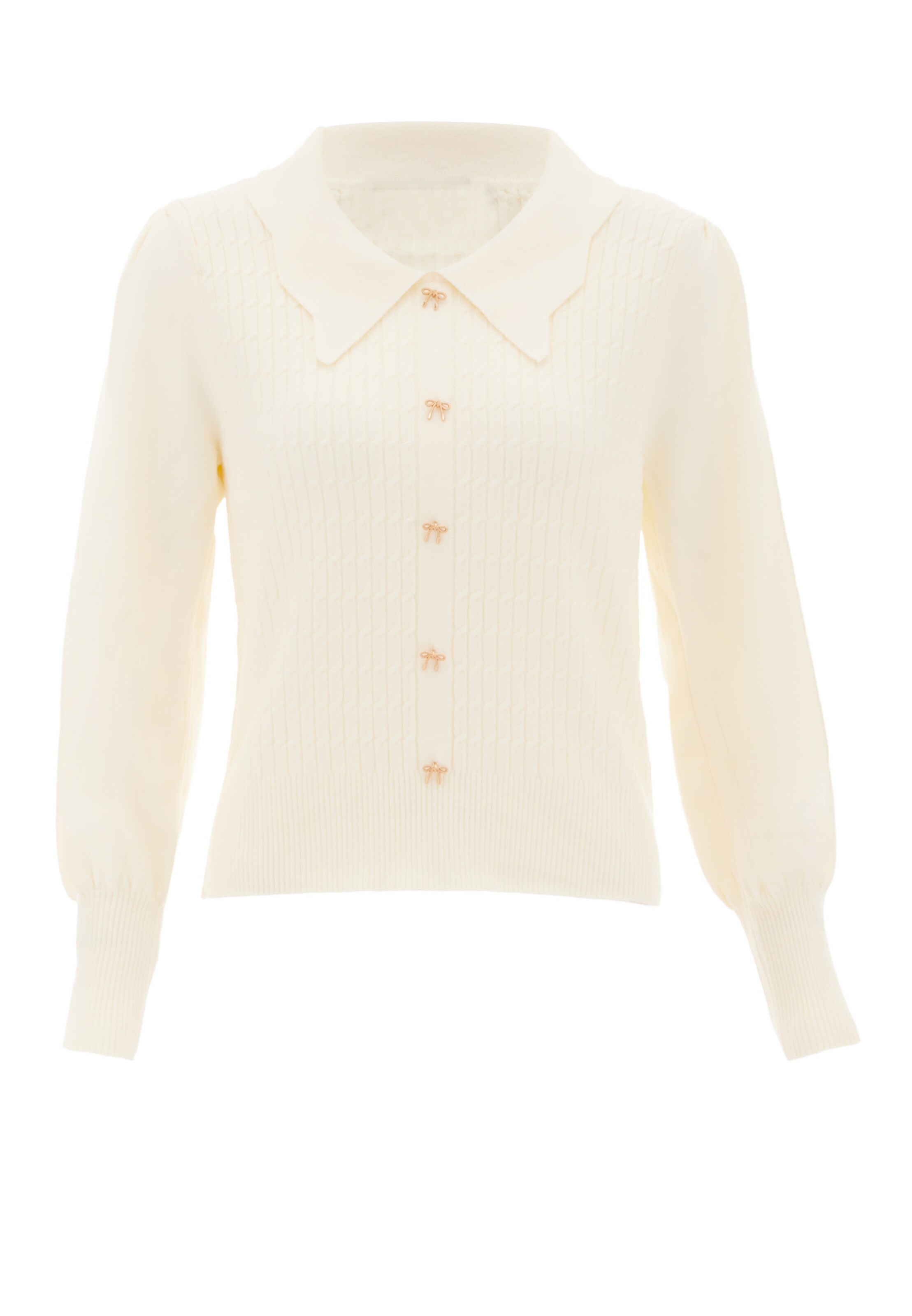 NAEMI Trui in Wit: voorkant