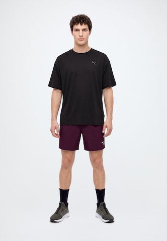 PUMA Normální Sportovní kalhoty 'TAD ESSENTIALS' – červená