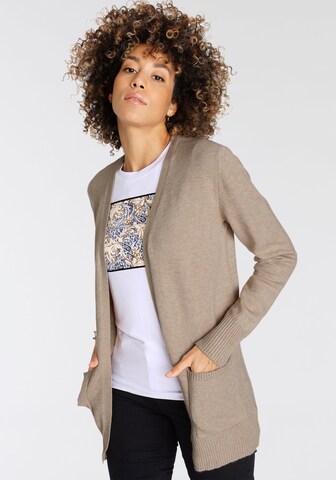 BOYSEN'S Knit Cardigan in Beige