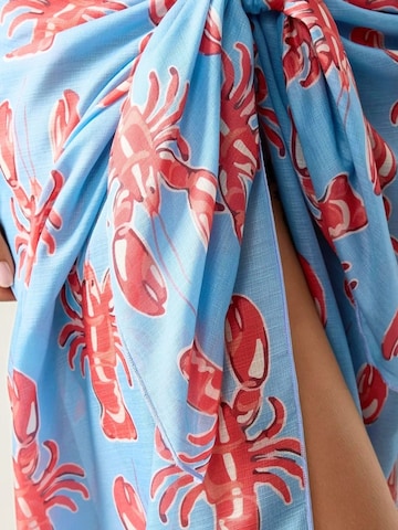 Serviette de plage Hiccup en bleu