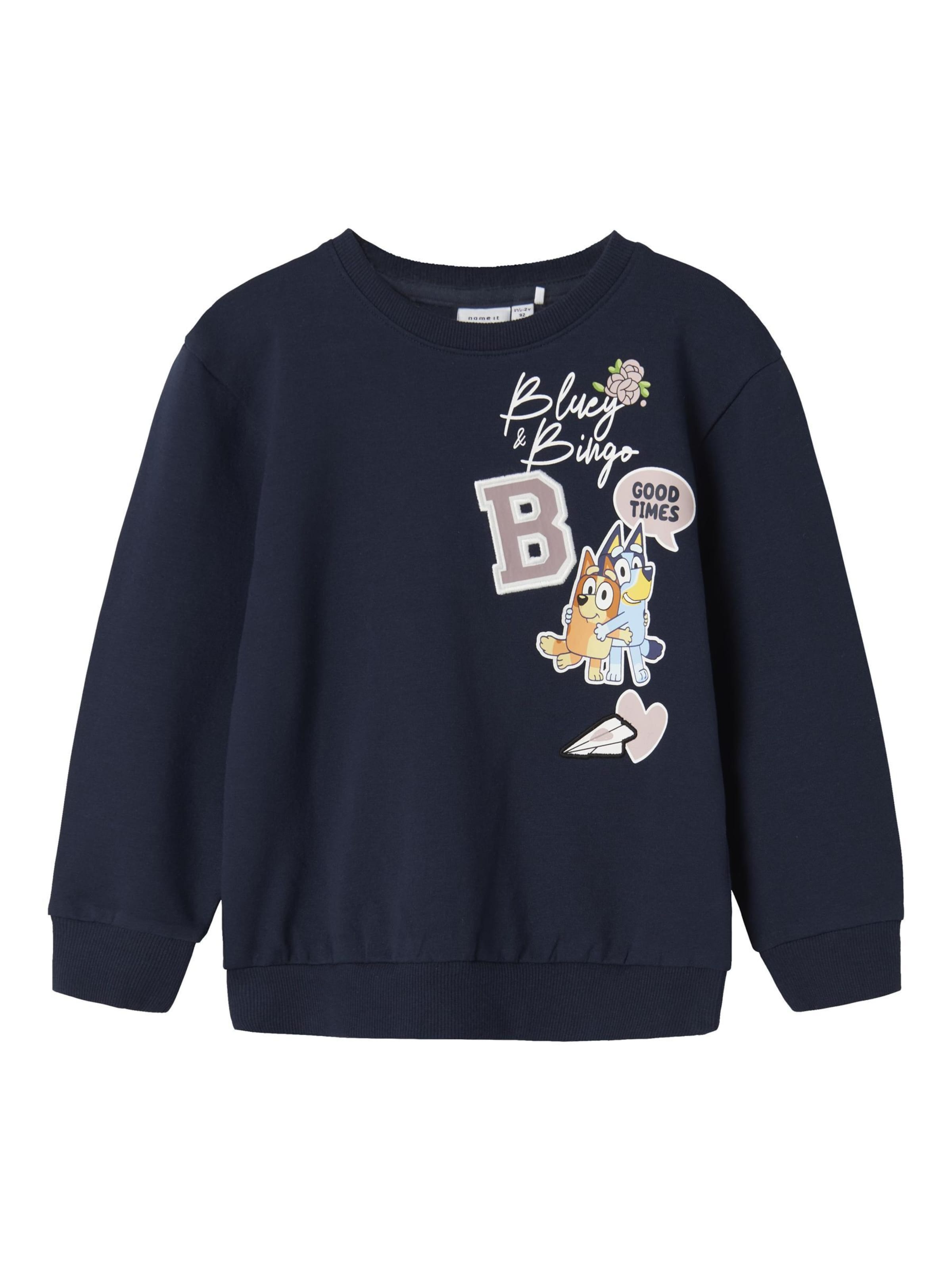 NAME IT Sweatshirt i blå: forside