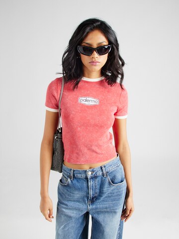 TOPSHOP Shirts 'Palermo' i rød: forside