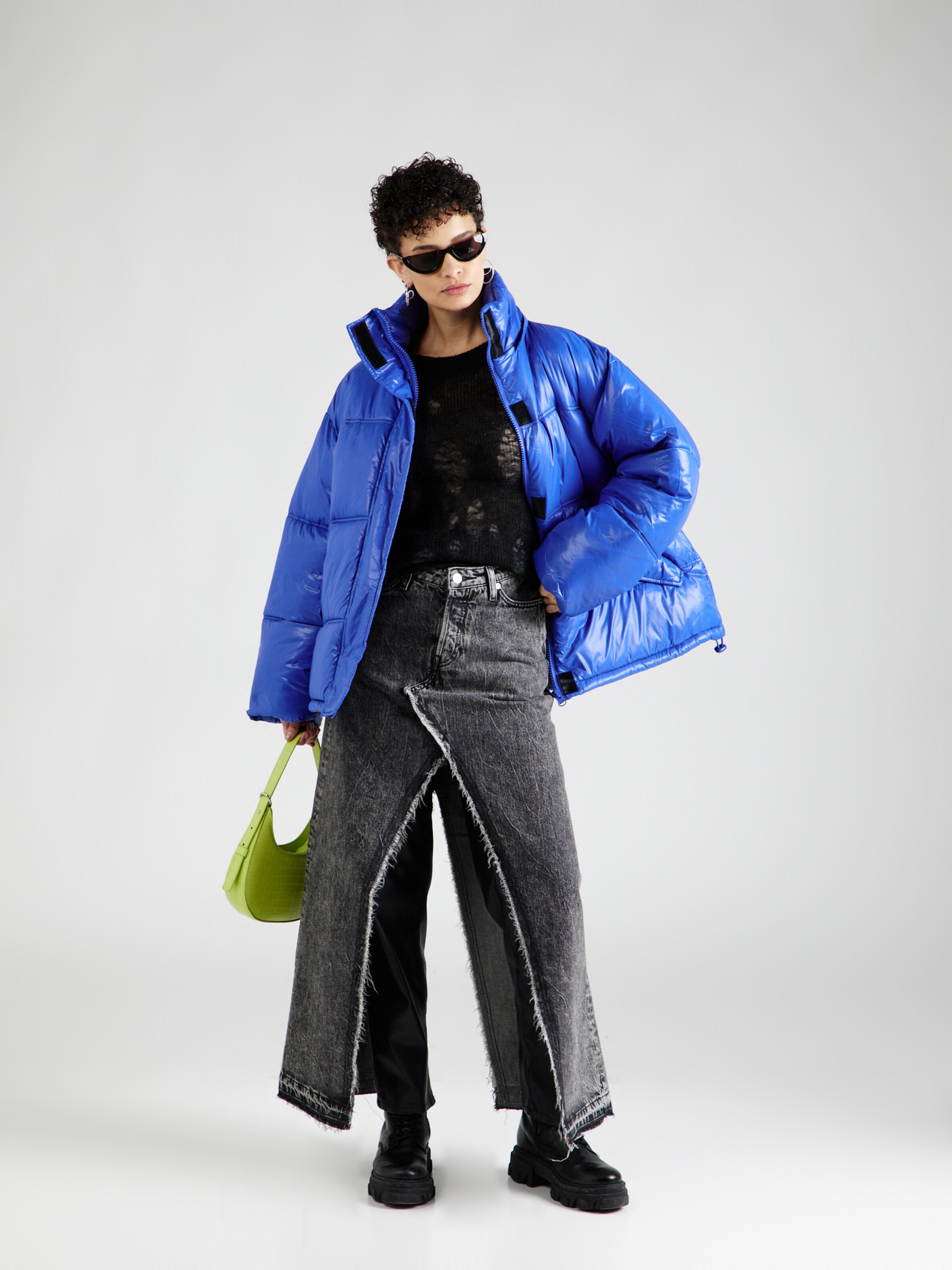 TOPSHOP Between season jacket in Royal Blue ABOUT YOU