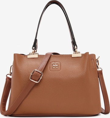Derimod Handtas in Bruin: voorkant