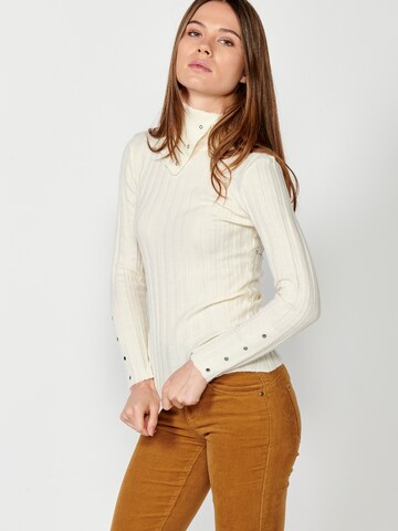 Pull-over KOROSHI en blanc