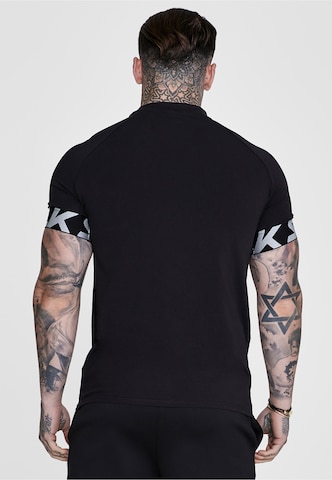 SikSilk Koszulka w kolorze czarny