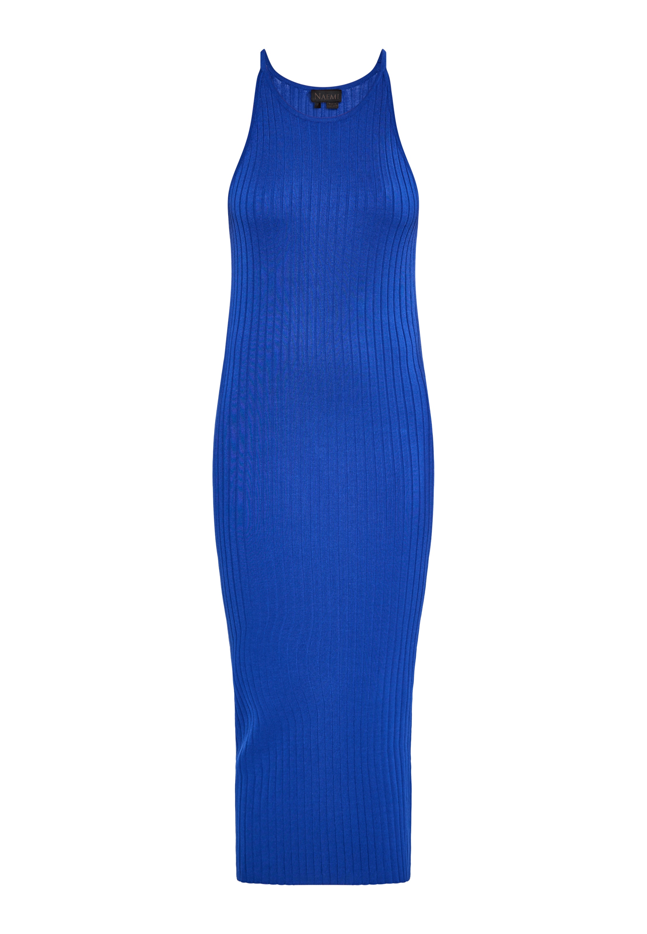 Rochie tricotat de la NAEMI pe albastru: față