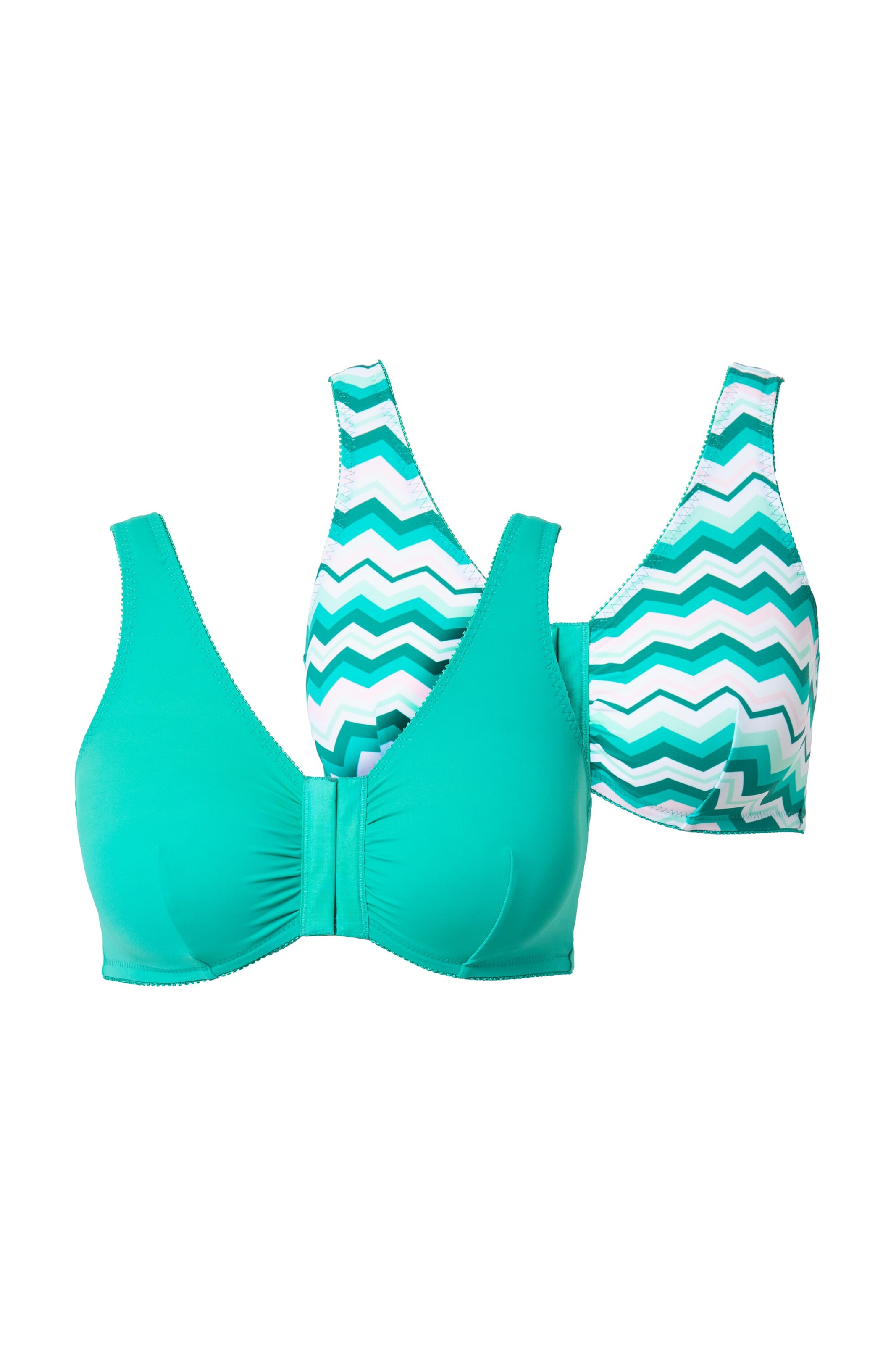 Ulla Popken Bustier BH in Groen: voorkant
