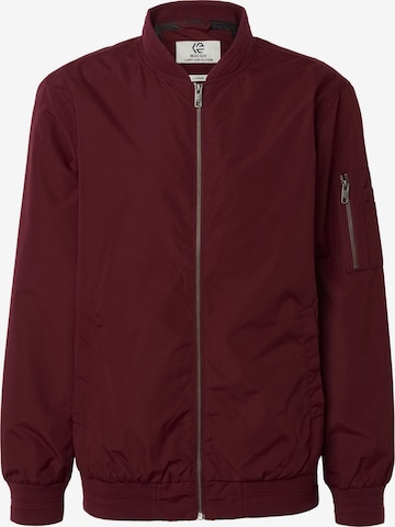 INDICODE JEANS Přechodná bunda 'INSunny' – červená: přední strana