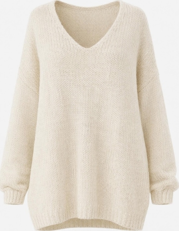 Worldclassca Oversizepullover in Beige: Vorderseite