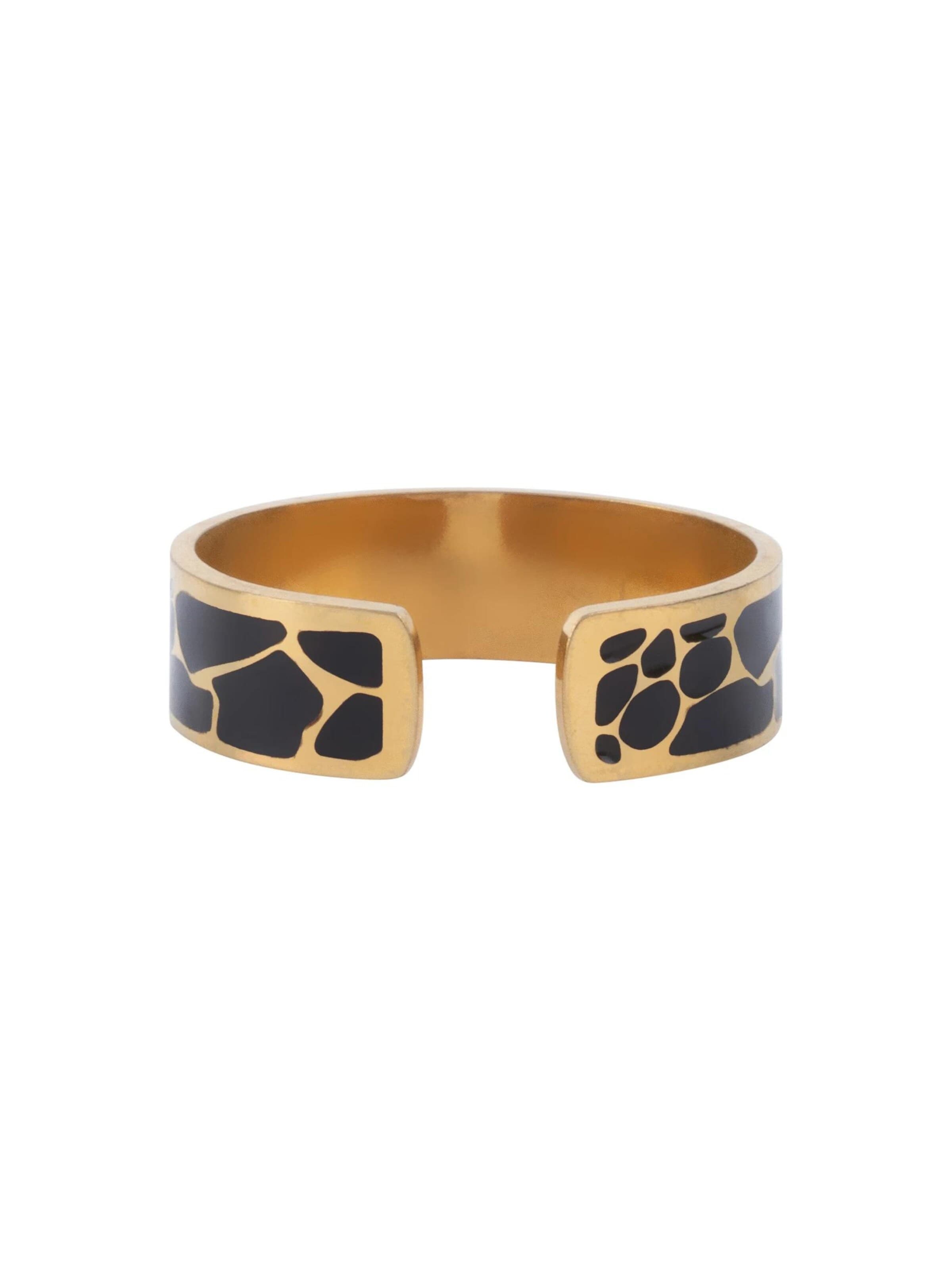Chic by Lirette Ring 'Ring Craquelé' in Black