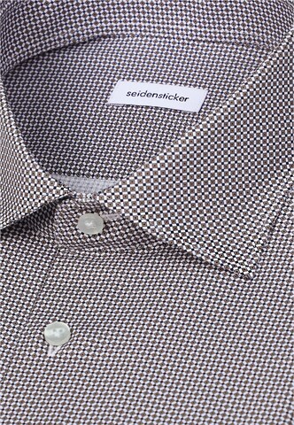 SEIDENSTICKER Regular Fit Businesshemd in Grau