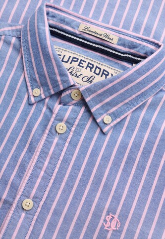 Superdry & Co Blouse 'Oxford' in Blauw