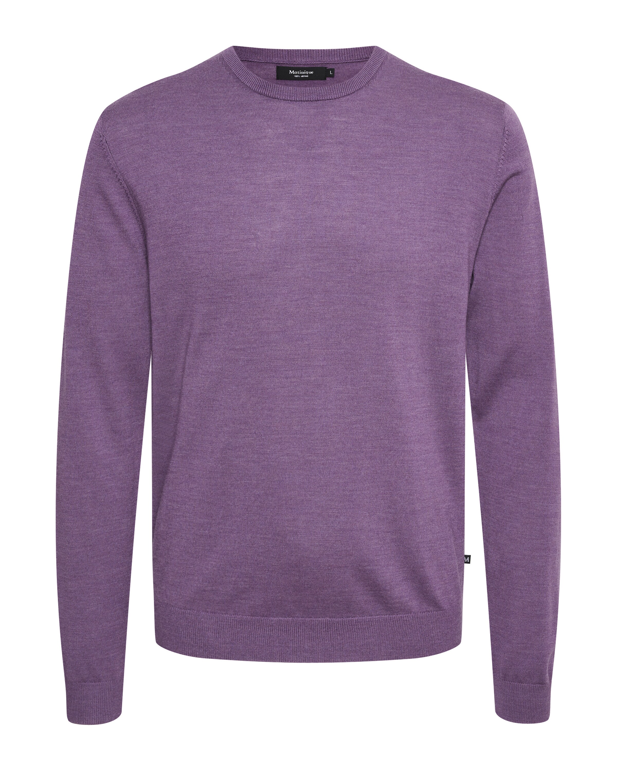 Coupe regular Pull-over 'Margrate' Matinique en violet : devant