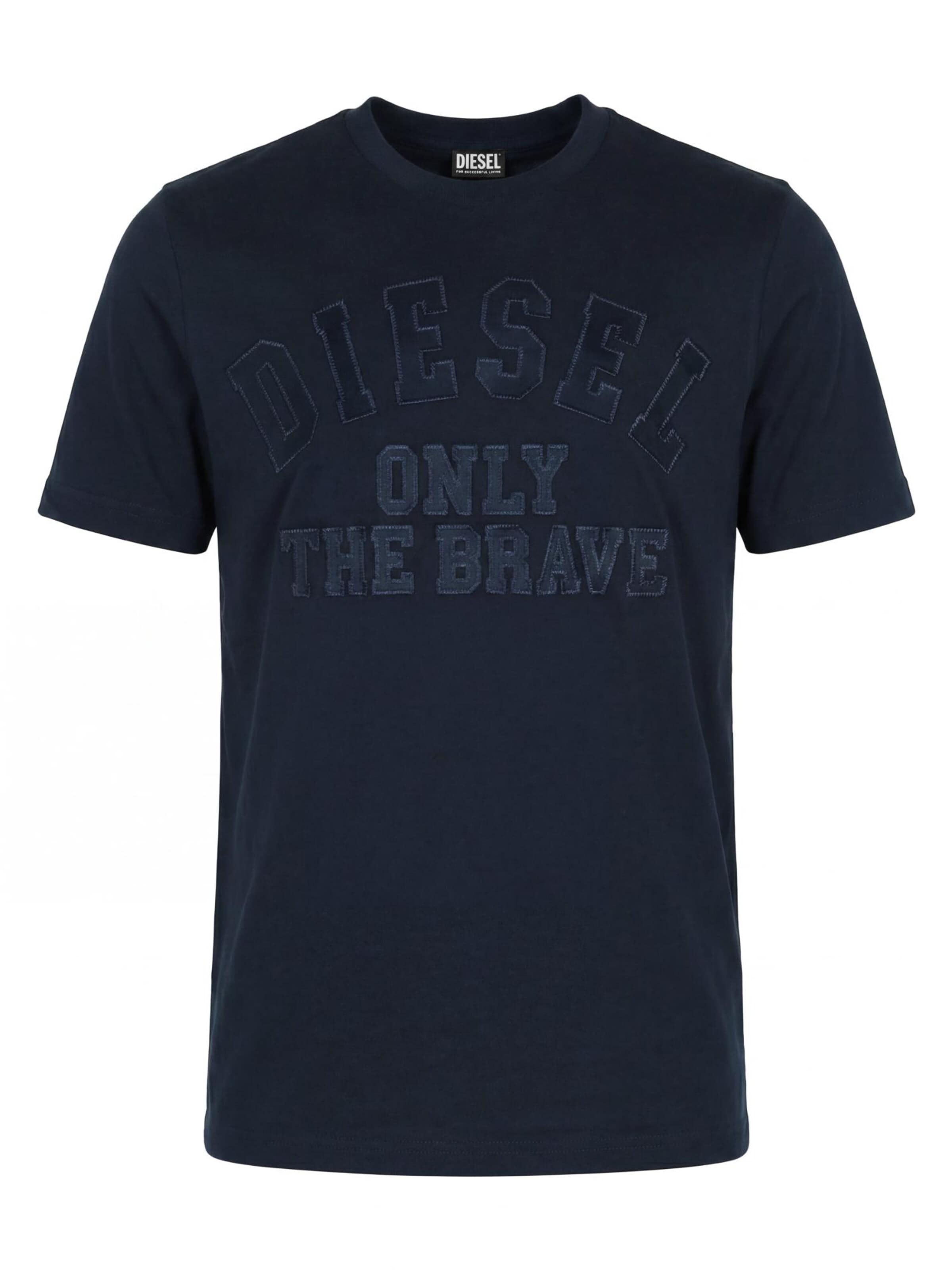 T-Shirt 'T-JUST 250216' DIESEL en bleu : devant