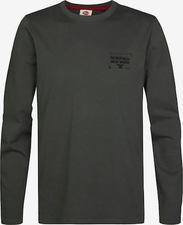 Petrol Industries Shirt in Groen: voorkant