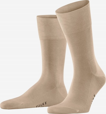 FALKE Socks 'Tiago' in Beige: front
