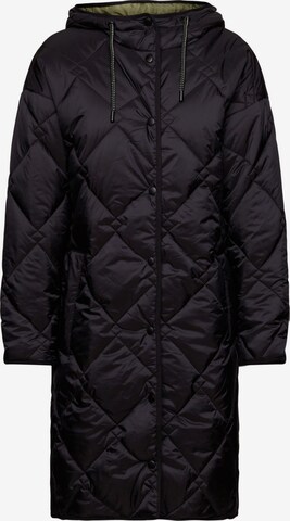 ESPRIT Between-Seasons Coat in Black: front