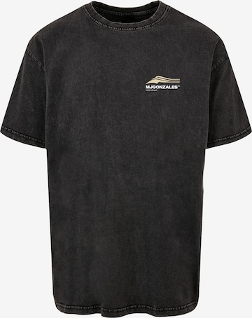 MJ Gonzales Shirt 'Wave V.1' in Zwart: voorkant